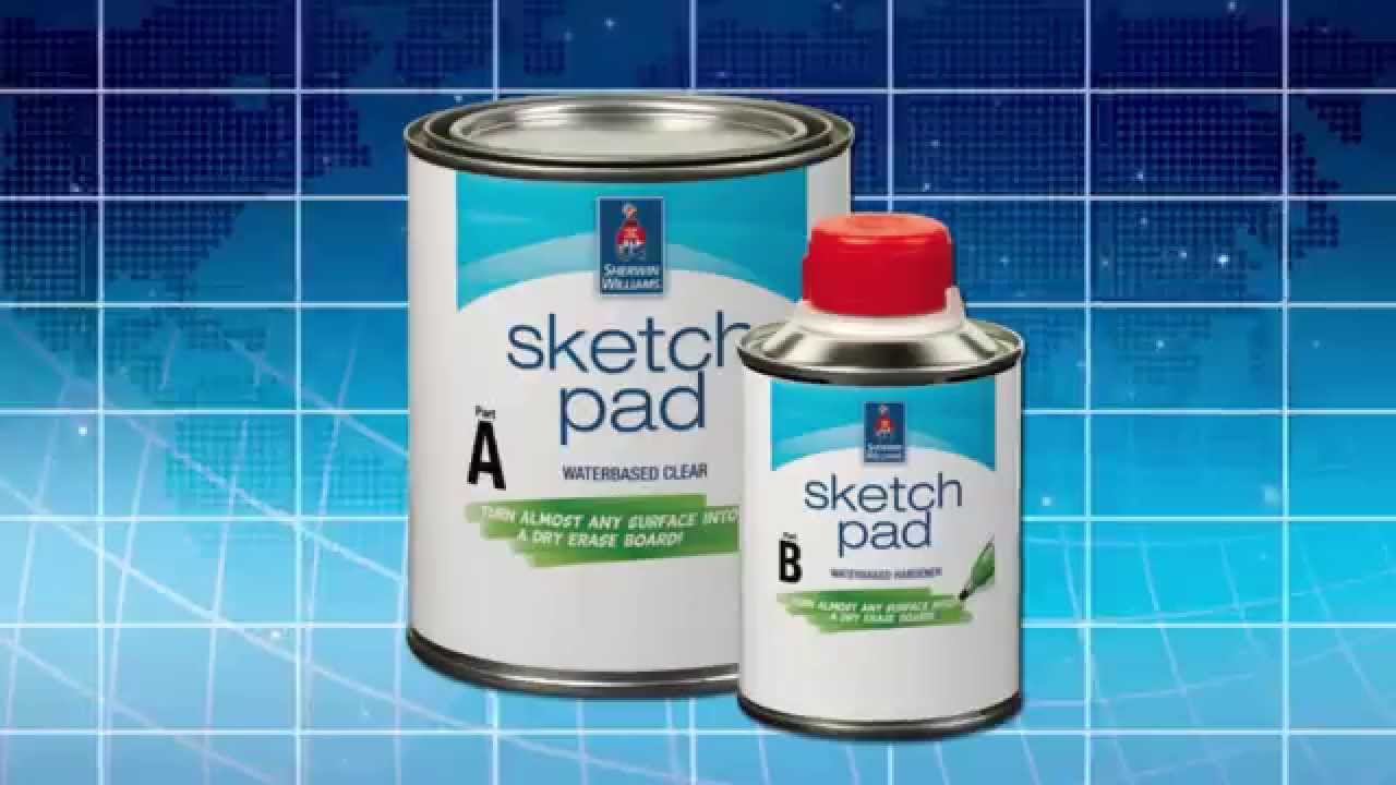 Sketch Pad Dry Erase Clear Coat Sherwin Williams Reimer S Painting