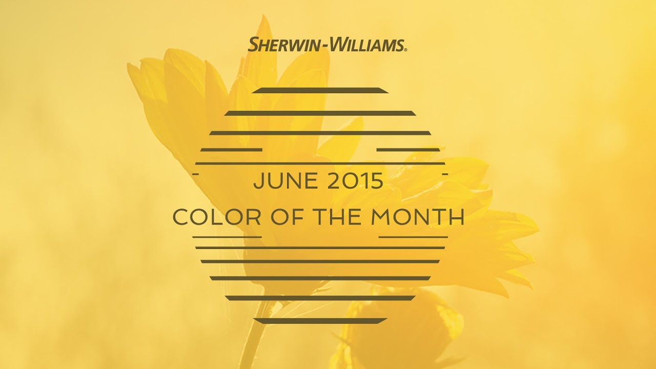 June 2015 Color of the Month Decisive Yellow SherwinWilliams