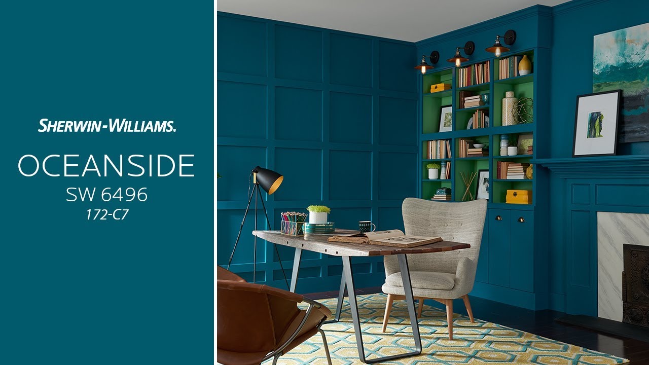 2018 Color of the Year: Oceanside SW 6496 - Sherwin-Williams - Reimer's ...