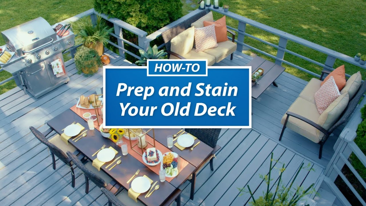 Ask SW How to Prep and Stain Your Deck SherwinWilliams Reimer's