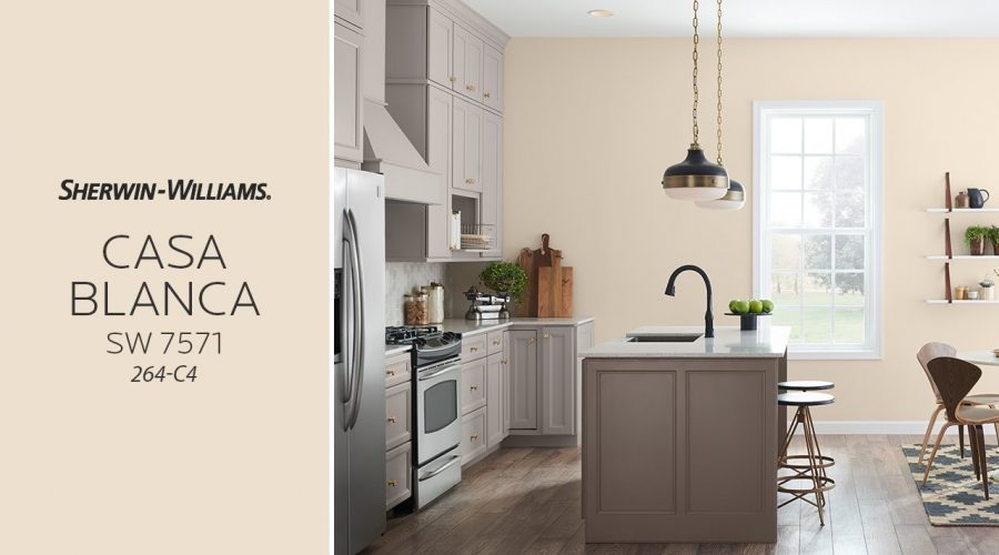 November 2017 Color of the Month:  Casa Blanca – Sherwin-Williams