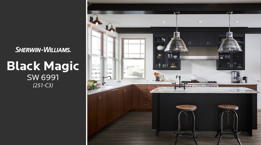 April 2018 Color of the Month: Black Magic SW 6991 – Sherwin-Williams