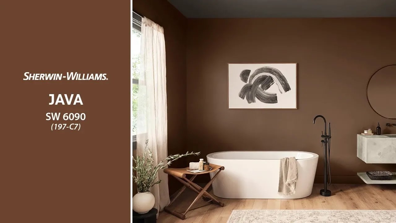 Nov 2021 Color of the Month Java SherwinWilliams Reimer's Painting