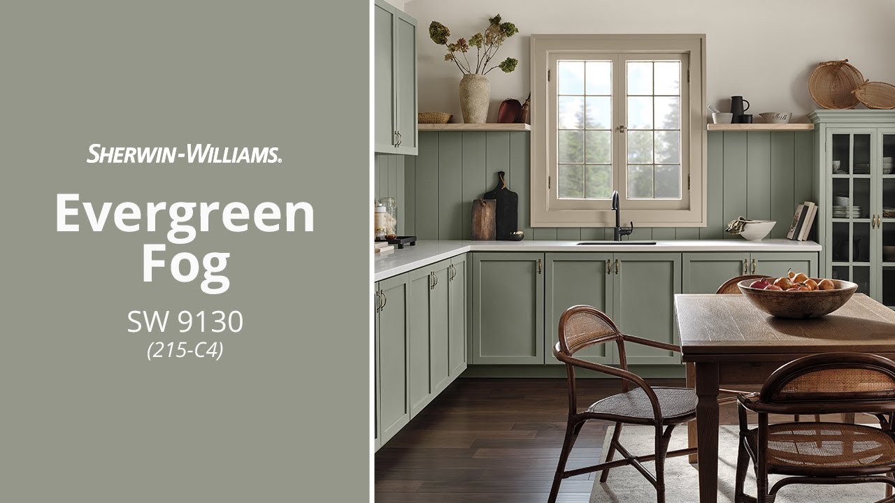 January 2022 Color of the Month Evergreen Fog SherwinWilliams